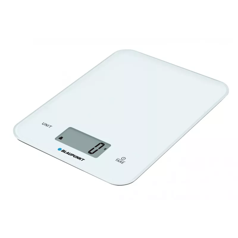 Kitchen scale BLAUPUNKT FKS401 — white, max 10 kg, 1 g accuracy, touch control