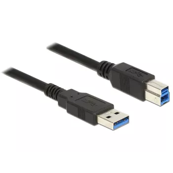 USB Cable DeLOCK 85068 USB 3.2 Gen 1 2m USB A USB B Black