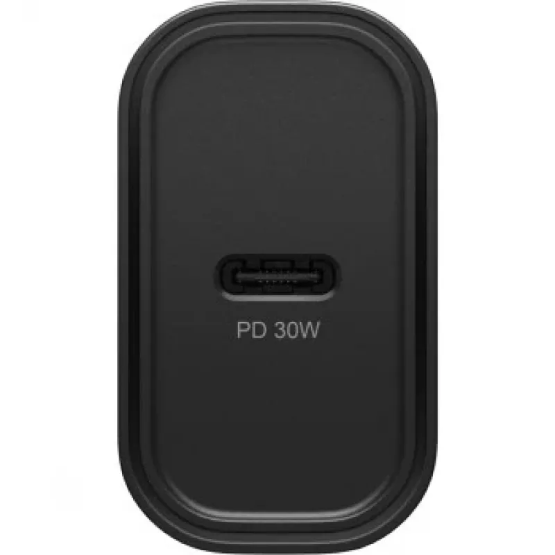 EU wall-mounted fast charger Wall Charger 30W black USB Power Delivery 3.0 USB-C