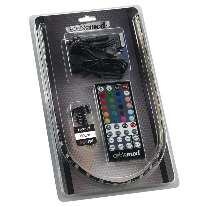LED strip CableMod CM-LED-60-D60RGBW-RK White RGB 60 cm