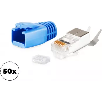 Wire connector RJ-45 ShiverPeaks 72067-50B Blue