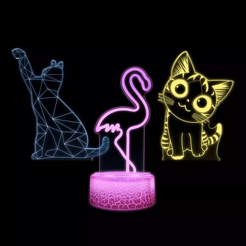Table/Decorative LED lamp MANTA SNL119RGB RGB 3D animal-shaped light for interior decoration
