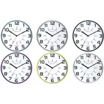 Quartz wall clock Unilux POP Round 28 cm, battery AA 1.5V, 650 g