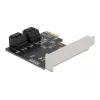 SATA PCI Express x1 Card DeLOCK 90010 Low Profile Form Factor