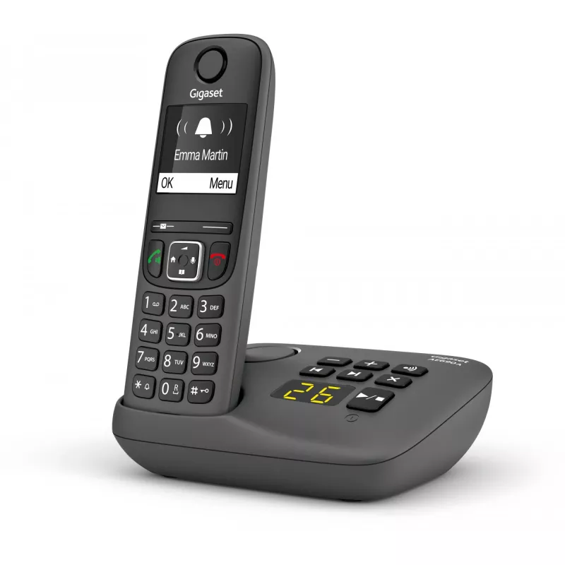 Analog/DECT telephone Gigaset AE690A Caller ID Wireless handset Anthracite