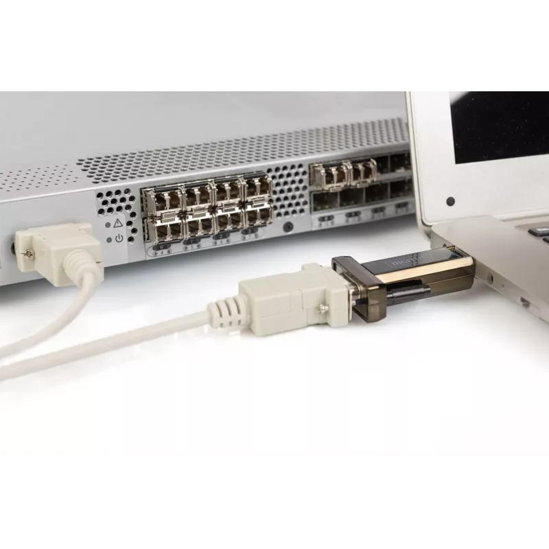 DIGITUS USB 2.0 to Serial Converter DSUB 9M Incl. USB a Cable 80cm FTDI Chipset USB 2.0 to RS232 (FT232RL)