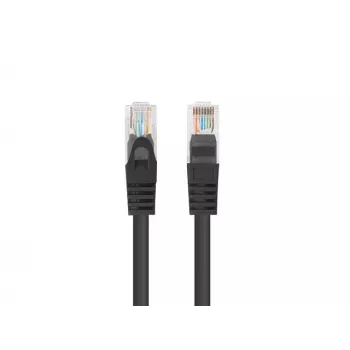 Lanberg PCU6-20CC-0200-BK networking cable Black 2 m Cat6 U/UTP (UTP)
