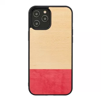 Phone case man and wood for iPhone 12 Pro Max — miss match black