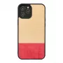 Phone case man and wood for iPhone 12 Pro Max — miss match black