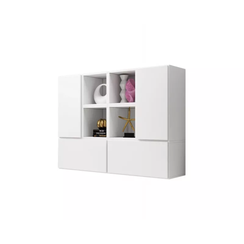 Cama living room furniture set ROCO 19 (4xRO3 + 4xRO6) white/white/white