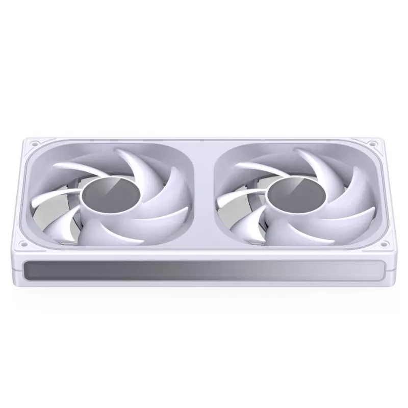 JONSBO ZB-240W 2x120mm ARGB PWM Case Fans - White