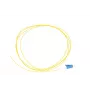 Pigtail LC/PC single-mode Extralink 1.5 m, 900 µm G.657.A1 FTTH, yellow, Easy-strip