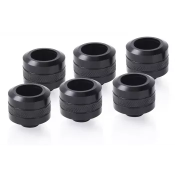 Fitting kit Alphacool 17477 Brass Black 23mm Height 2.6cm Diameter