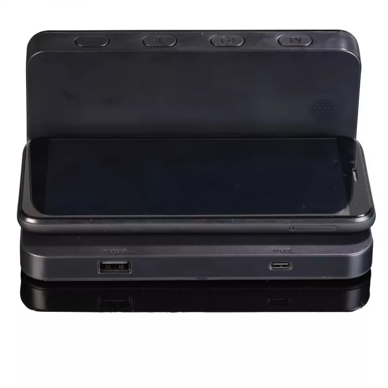 Digital alarm clock Denver ECQ-103MK2 Black LED display Battery powered