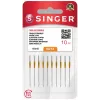 SINGER sewing machine needles N204511M1003 — model 2045 SZ12 BLST, pack of 10, universal domestic sewing needles