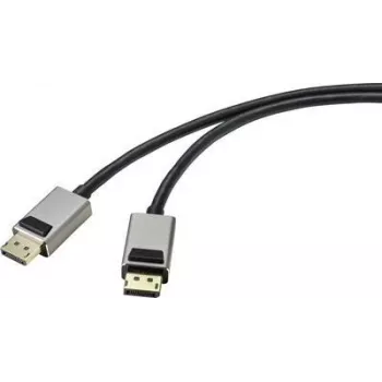 SpeaKa Professional DisplayPort DisplayPort Connection Cable [1x DisplayPort Plug - 1x DisplayPort Plug] 1.00 m Black (SP-9510448)