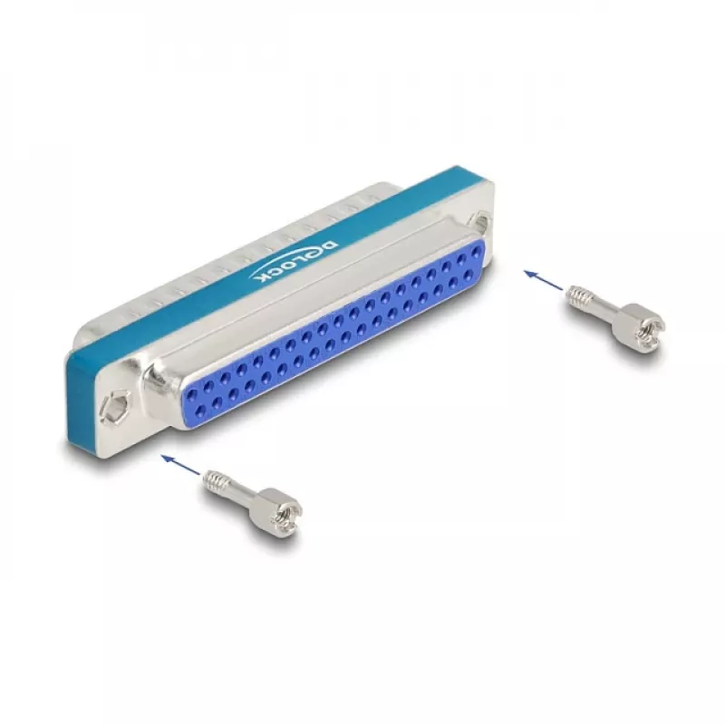 DeLOCK RF/EMI Interference Suppression Filter D-Sub 37 pin male to female Gold Plated