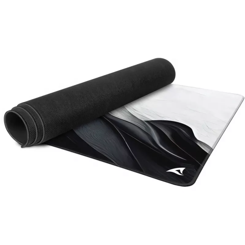 Gaming mouse pad Sharkoon SKILLER SGP40 D12, oriental cherry blossom design, black/white, 1000 x 500 mm