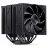 CPU cooler Jonsbo CA90 Dual-Tower with 1×130mm and 1×120mm PWM ARGB fans, black