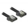 SATA Cable DeLOCK 0.2m 2xSATAIII Black