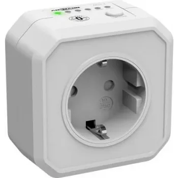 Ansmann Socket Outlet Zero Watt AES1 wei timer-controlled with no standby power