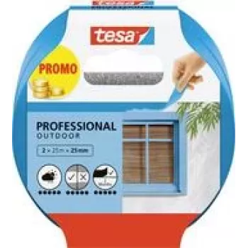Masking tape Tesa Professional Outdoor 56214 — 50 m x 25 mm, weather-resistant exterior masking tape