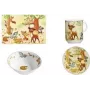 Porcelain Breakfast Plates ritzenhoff & breker WALDTIERE 190 mm, dishwasher-safe, set of 6