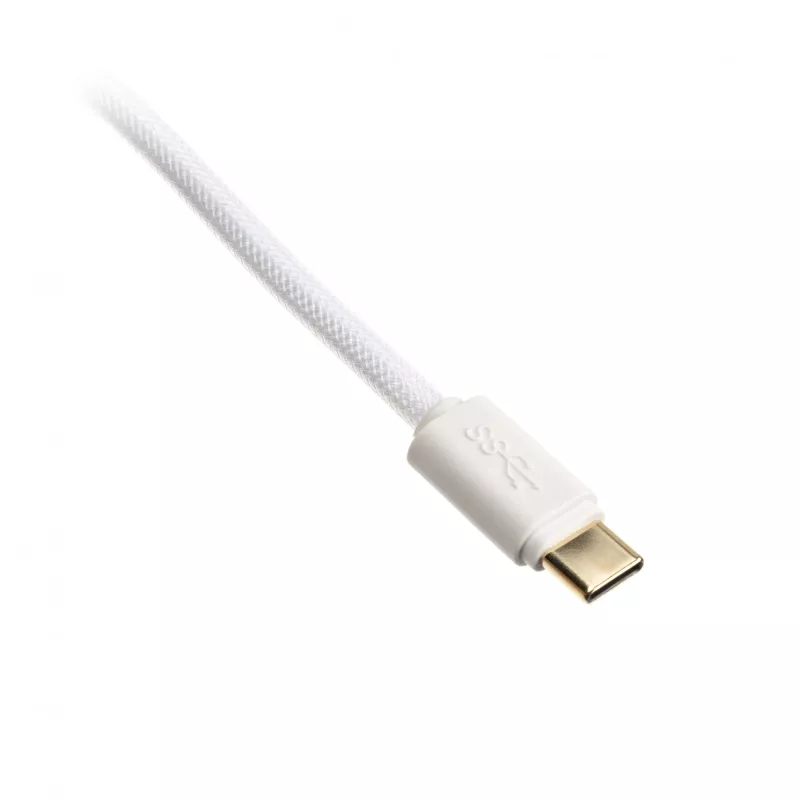 Coiled USB cable Ducky White Edition DACOC2-WHT1, detachable, white coiled design