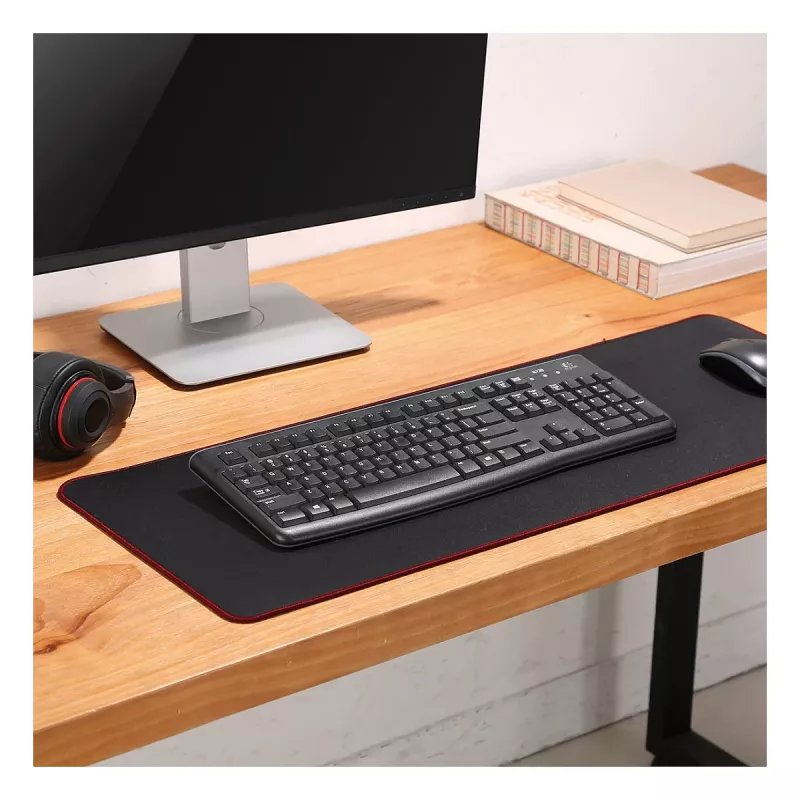 ROLINE Keyboard and Mouse Pad - Black, Red