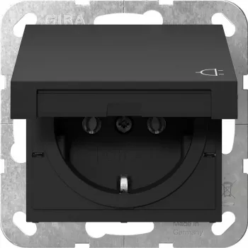 GIRA 4454005 SCHUKO KD System 55 Schwarz (4454005)