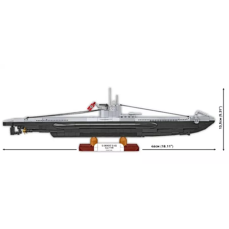 Construction Set Cobi U-Boot U-52 — 474 pieces model kit