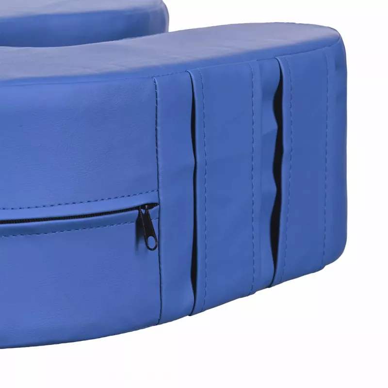 Repositioning/turning rehabilitation pillow ActionMed PR100AM — blue, legs support, pouch and handrails