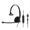 Headset EPOS IMPACT 100 MS Mono USB-C+A Wired Lightweight 51g