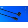 SAVIO CL-181 Power cable CEE 7/7 (E/F) – IEC C13 5m