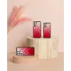 Phone case iKins for Samsung Galaxy S21+ — pink lake with black accents