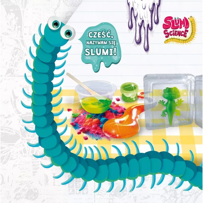 Educational squeezer Liscianigiochi Slumi Science Chameleon 304-PL110971 — hands-on science toy