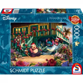 Jigsaw Puzzle Schmidt Spiele 58049 — 1000 pcs, Lilo & Stitch cartoons