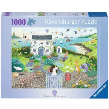 Jigsaw puzzle Ravensburger Coastal Cottage 1000 pcs, 700 mm width, 2 mm thickness