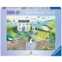 Jigsaw puzzle Ravensburger Coastal Cottage 1000 pcs, 700 mm width, 2 mm thickness