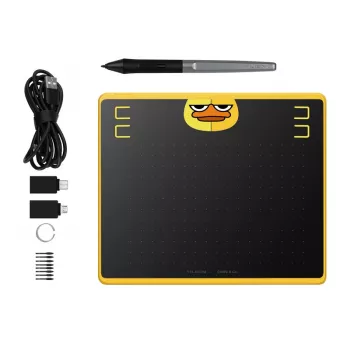 Graphics Pen Tablet HUION HS64 Special Edition Black Yellow