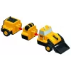 Vehicle set Popular Playthings Mix or Match Vehicles Construction Black Yellow