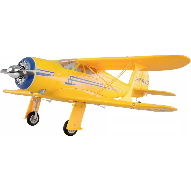 RC airplane Amewi AMXFlight Beech D17s 3D/6G RTF — yellow, ready-to-fly model