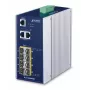 Managed network switch PLANET IGS-10080MFT — 2 x Gigabit RJ-45, 8 x SFP, 12–48V DC, Managed, IP30