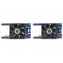 Fan kit for HP Enterprise HPE ProLiant DL36X — fan assembly, 254×381×104.9 mm, blue/black