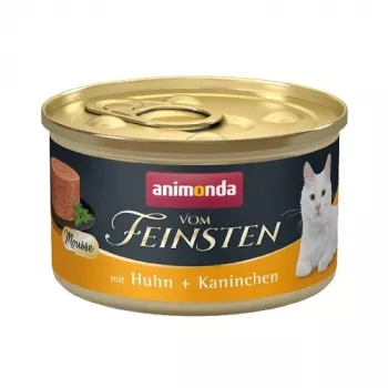 Wet cat food animonda Vom Feinsten 85 g — Chicken & Rabbit, grain-free, adult