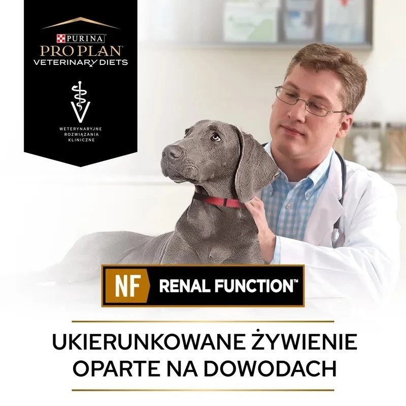 Wet dog food PURINA Pro Plan Veterinary Diets NF Renal Function therapeutic, pork, 400 g can