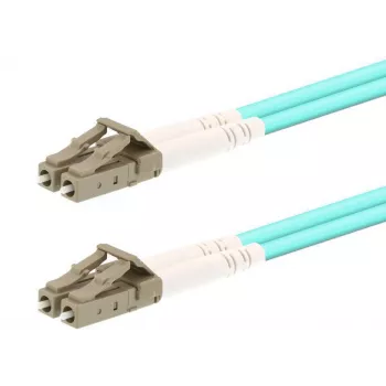 Fibre optic cable LOGON AL5LCLC07I/3I 7 m OM3 LC–LC Aqua Full duplex