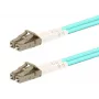 Fibre optic cable LOGON AL5LCLC07I/3I 7 m OM3 LC–LC Aqua Full duplex
