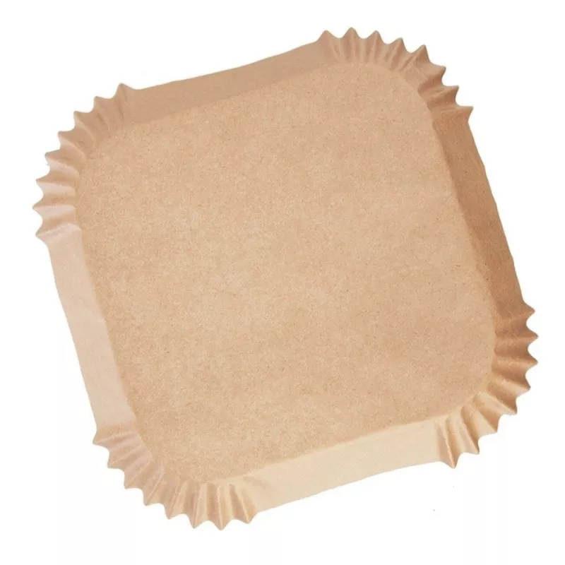 Paper Fryer Liners 16×16 cm (50 pcs) for Air Fryer / Deep Fryer — No name