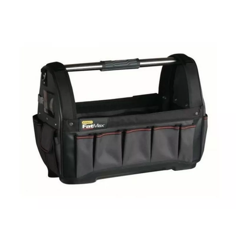 Tool box STANLEY 1-93-951, plastic, hinged lid, handles, 480×250×330 mm, black